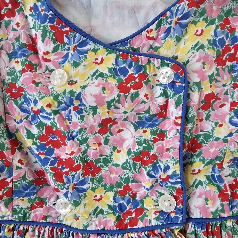 Polo by Ralph Lauren Multicolor Floral Kids Dress - Picture 3 of 6